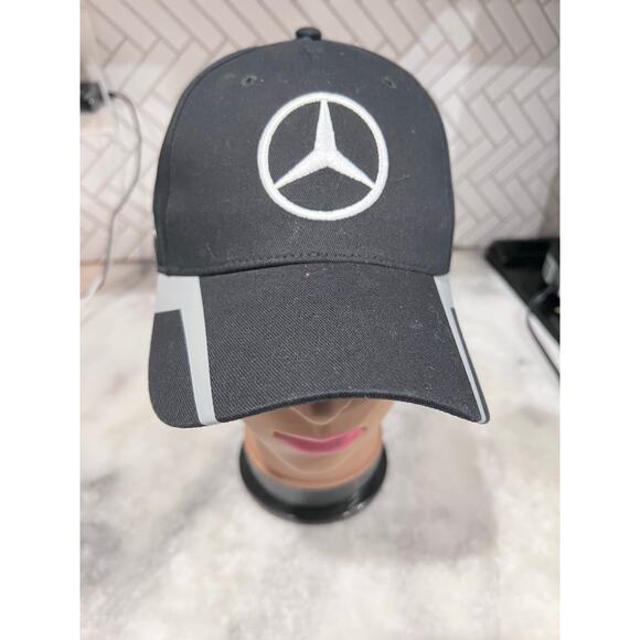 Mercedes AMG Petronas F1 Team Monster Energy Adjustable Hat Cap Black OSFA - Picture 1 of 9